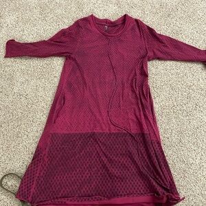 Cynthia Ashby Maroon Tunic/Dress
